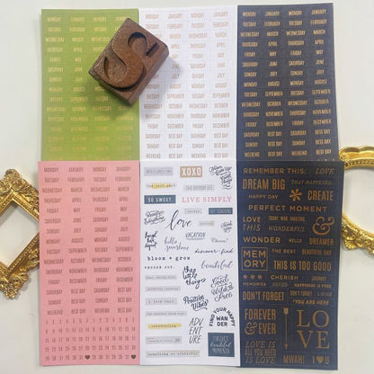 Gilded Planner Note Sticker