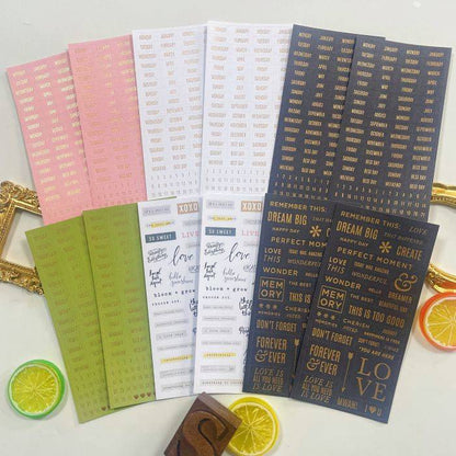 Gilded Planner Note Sticker