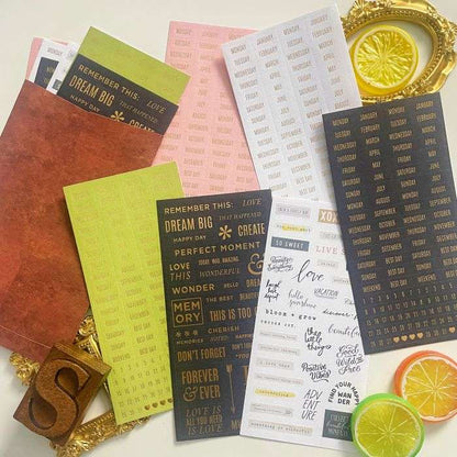 Gilded Planner Note Sticker