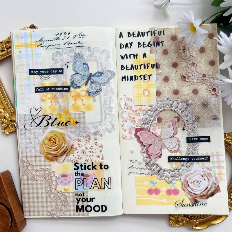 Patchwork Lace Ephemera Mystery Kit 95PCS