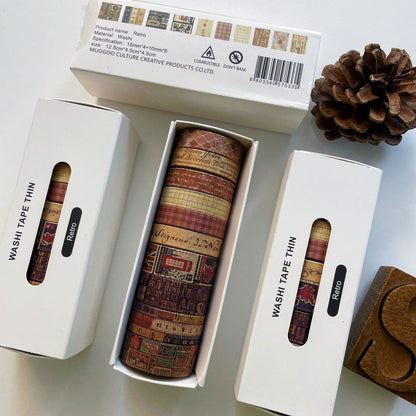 Old Aesthetic Washi Tape Set | Dian Dian