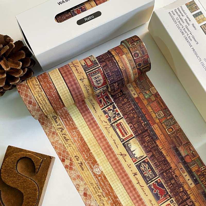 Old Aesthetic Washi Tape Set | Dian Dian