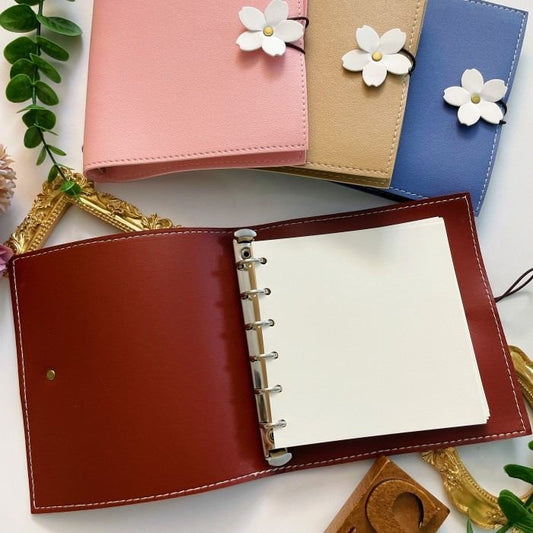 Bloomy Loose-Leaf Squre Journal
