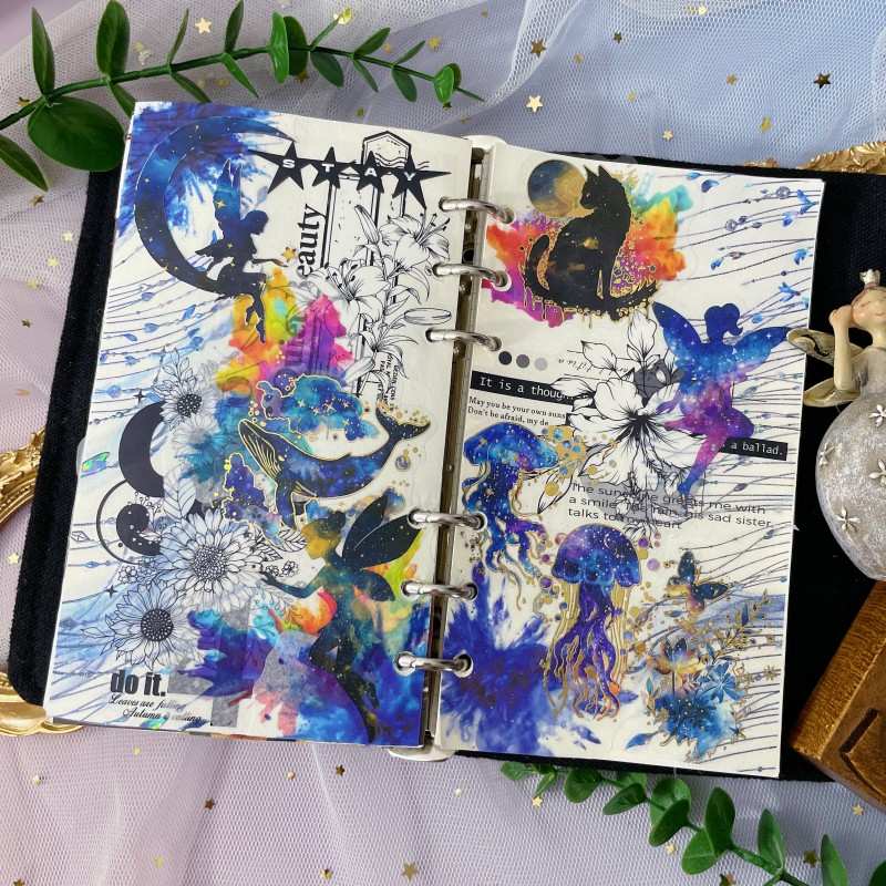 Shadowed Flora Sticker 30PCS