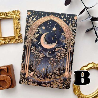 Starlit Silence Illustrated Notebook
