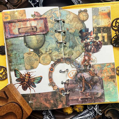 Steampunk Ephemera Mystery Kit