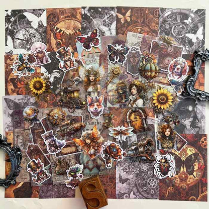 Steampunk Ephemera Mystery Kit