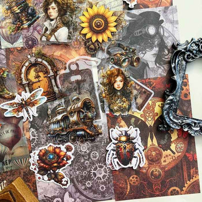 Steampunk Ephemera Mystery Kit
