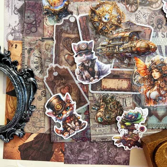 Steampunk Ephemera Mystery Kit