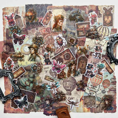 Steampunk Ephemera Mystery Kit
