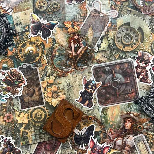 Steampunk Ephemera Mystery Kit