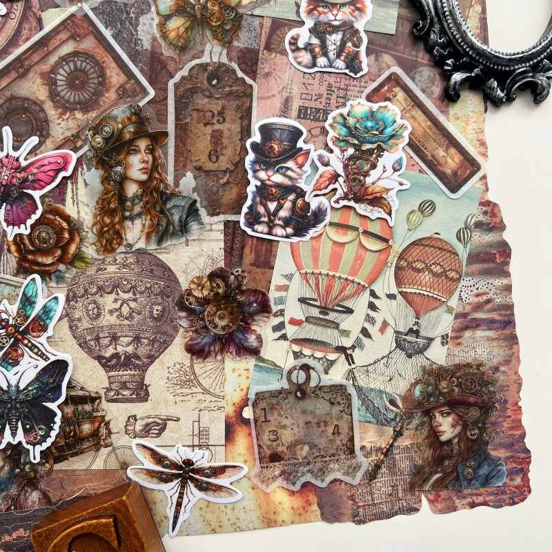 Steampunk Ephemera Mystery Kit