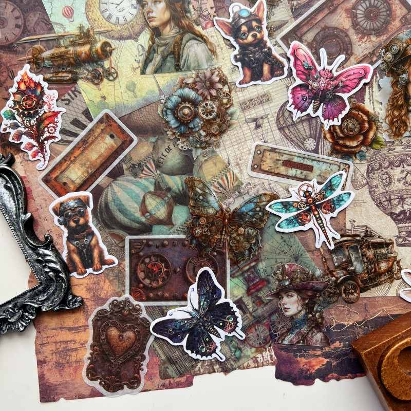 Steampunk Ephemera Mystery Kit