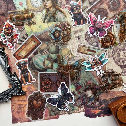 Steampunk Ephemera Mystery Kit