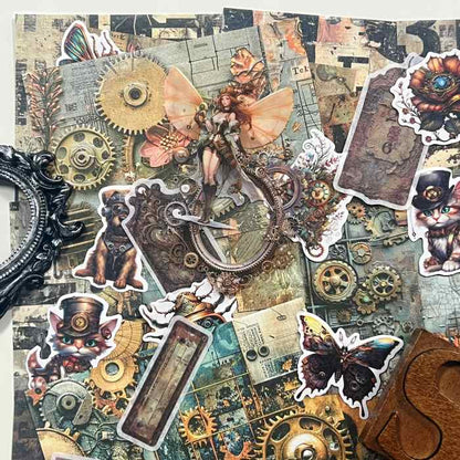 Steampunk Ephemera Mystery Kit