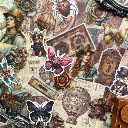 Steampunk Ephemera Mystery Kit