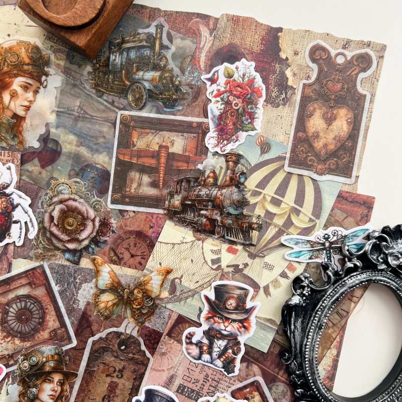 Steampunk Ephemera Mystery Kit