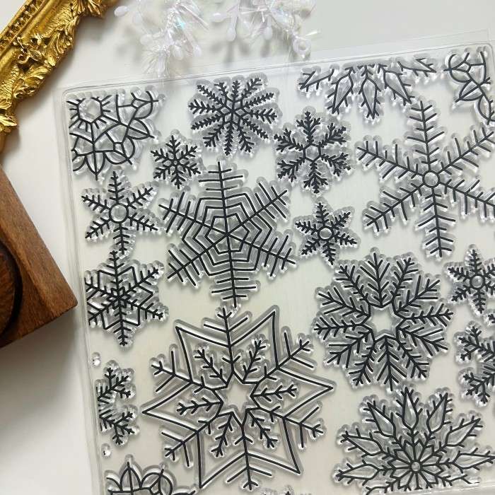 Frozen Flake Clear Stamp