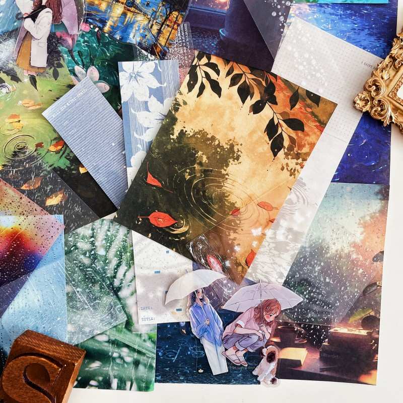 The Sound of Rain Ephemera Mystery Kit 85PCS