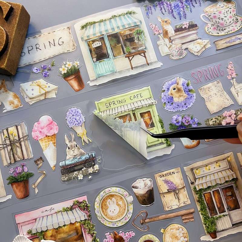 Spring Café PET Tape | The Washi Tape Shop