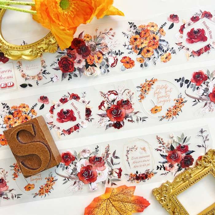 Harvested Bloom PET Tape | The Washi Tape Shop