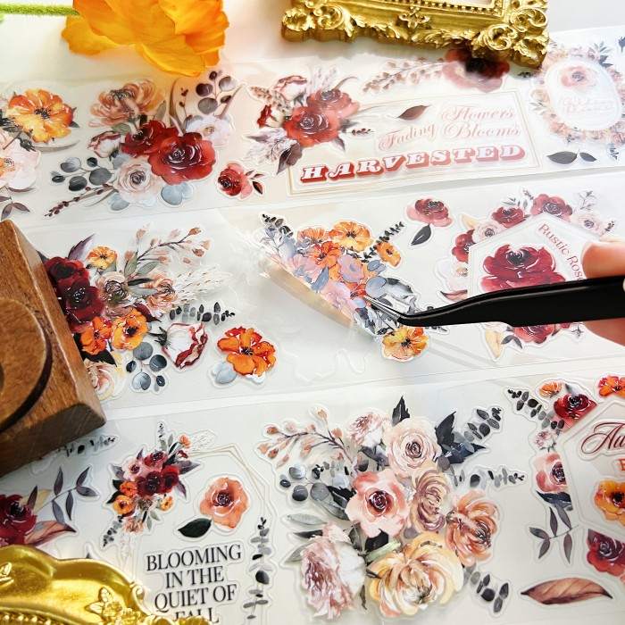 Harvested Bloom PET Tape | The Washi Tape Shop