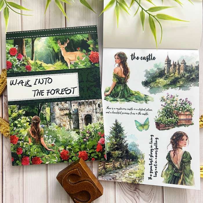 Walk Into The Forest Sticker Book 20Sheets – Soto Studios