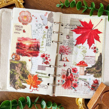 Wild Moss Garden Ephemera Mystery Kit 60PCS