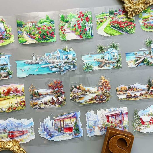 Seasonal Town PET Tape Set
