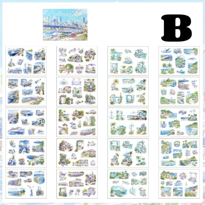 Four Times Scenery Sticker Book 20Sheets