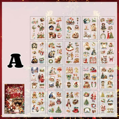 Christmas Letter Sticker Book 20Sheets