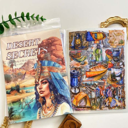 Secret Desert Sticker Book 20Sheets