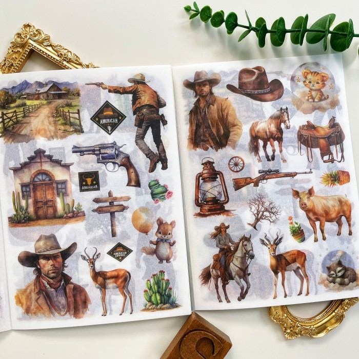 Secret Desert Sticker Book 20Sheets