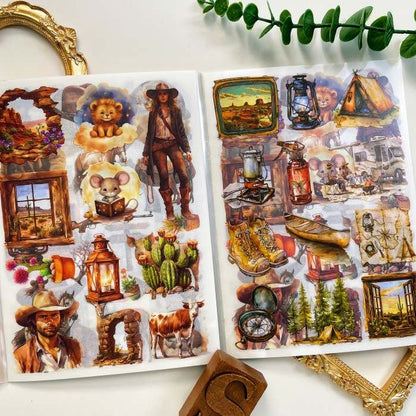 Secret Desert Sticker Book 20Sheets