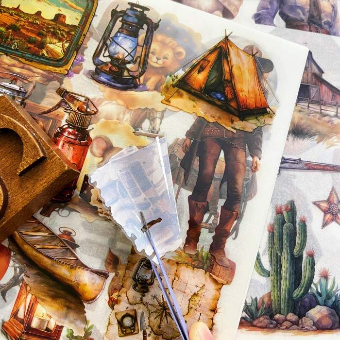 Secret Desert Sticker Book 20Sheets