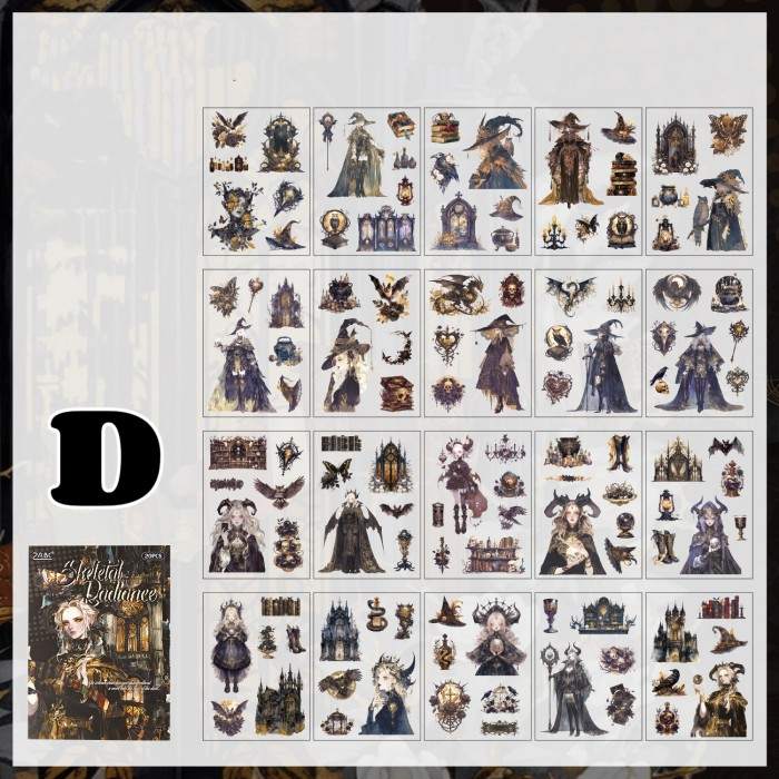 Dark Night Hymn Sticker Book 20Sheets