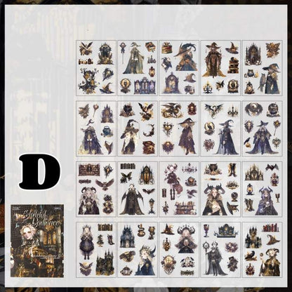 Dark Night Hymn Sticker Book 20Sheets