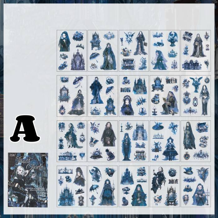 Dark Night Hymn Sticker Book 20Sheets