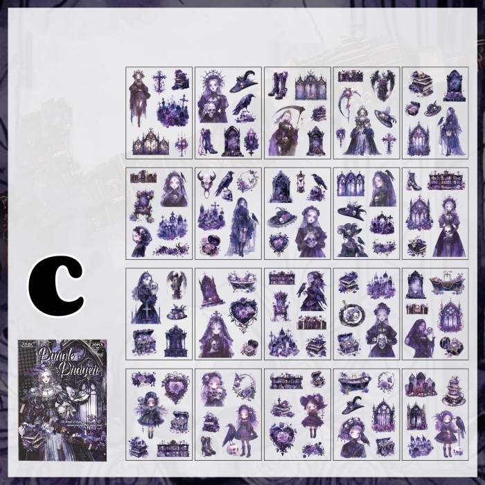 Dark Night Hymn Sticker Book 20Sheets
