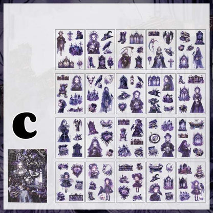 Dark Night Hymn Sticker Book 20Sheets