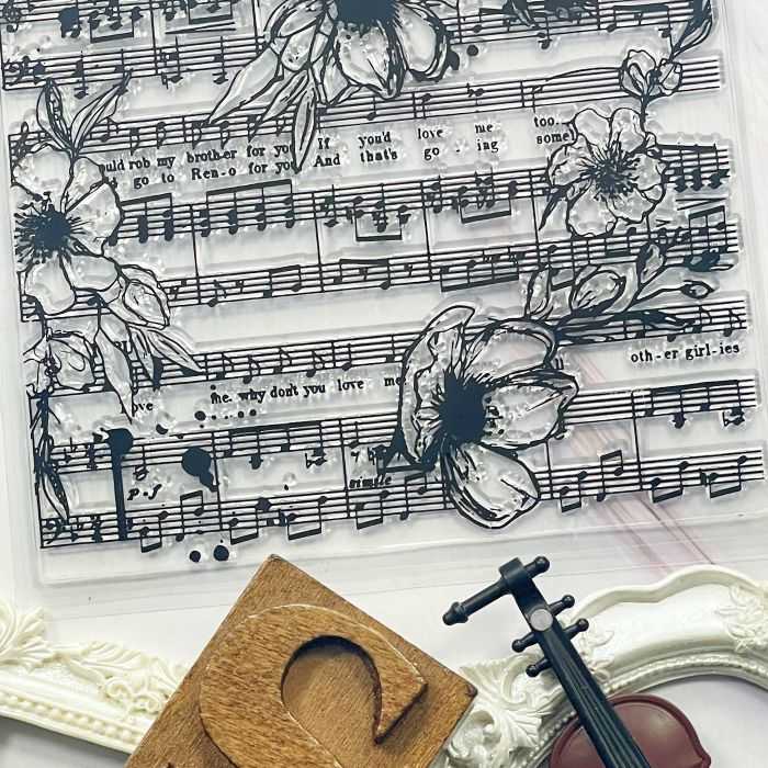 Musical Bloom Clear Stamp