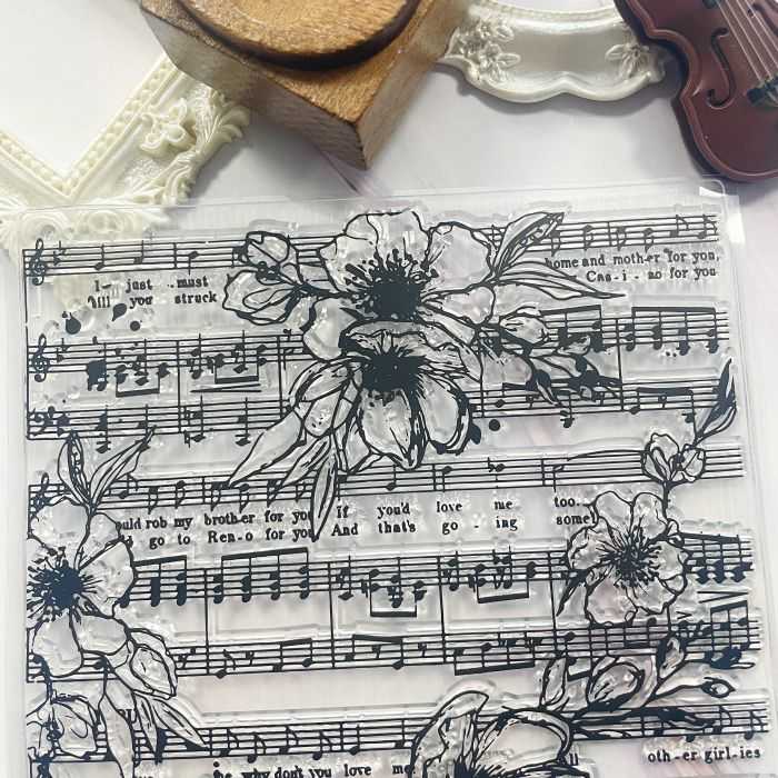 Musical Bloom Clear Stamp