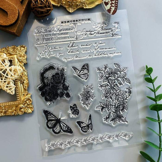 Handwritten Charm Clear Stamp