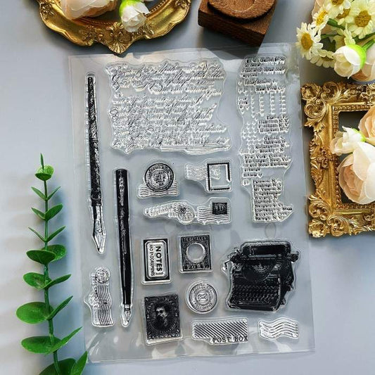 Writer's Desk Clear Stamp