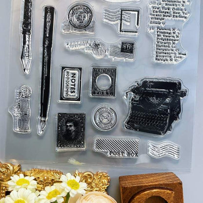 Writer's Desk Clear Stamp