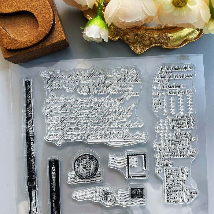 Writer's Desk Clear Stamp