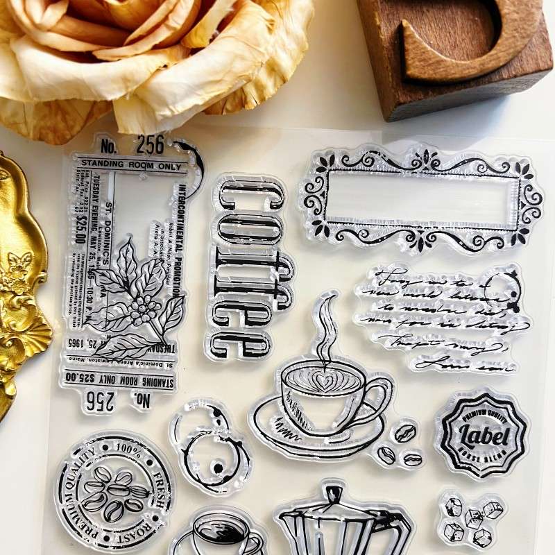 Bean Seal Clear Stamp