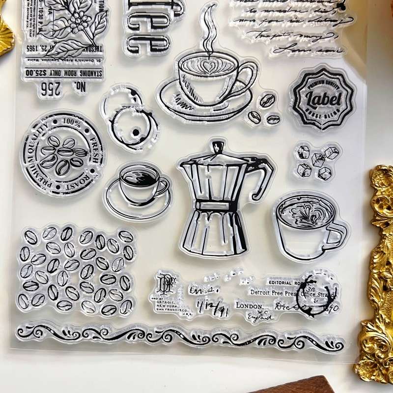 Bean Seal Clear Stamp