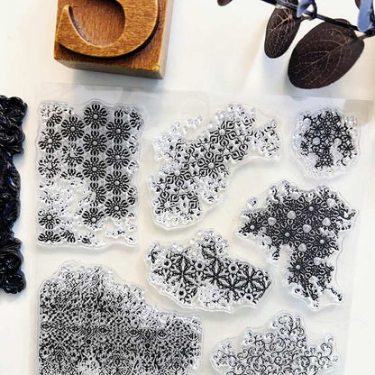 Flower Mist Clear Stamp