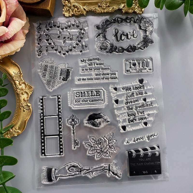 Heart Memories Clear Stamp